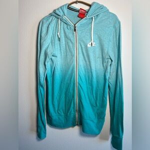 Nike Blue Ombré Zip Up Jacket Size M